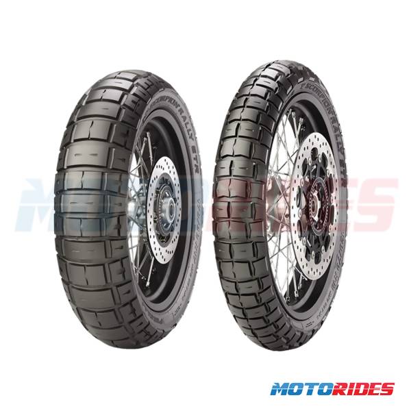 Combo de pneus Pirelli Scorpion Rally STR 90/90-21 + 150/70-18